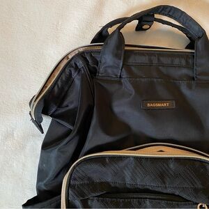 LARGE BLACK WORK BACKPACK TRAVEL BACKPACK